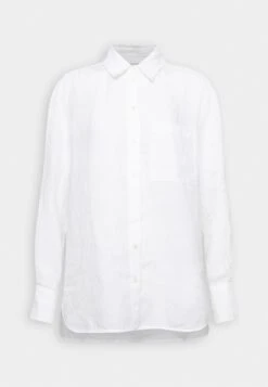 Marc O'Polo BLOUSE LONG SLEEVE EASY SHAPED CHEST POCKET - Hemdbluse - White -Marc OPolo Geschaft 8905911a82a1444c948de1a6123371a4 1