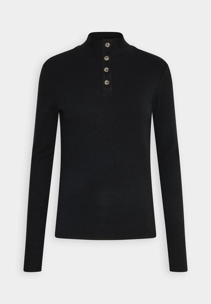 Marc O'Polo DENIM PLACKET - Langarmshirt - Black 6 Marc O'Polo DENIM PLACKET - Langarmshirt - Black – Bild 4