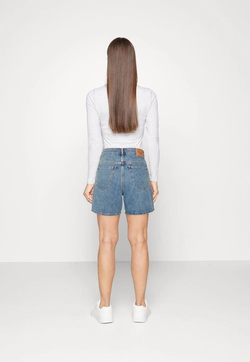 Marc O'Polo DENIM HIGH WAIST SHAPED FIT BERMUDA LENGTH STITCHED - Jeans Shorts - Multi/light Vintage Cobalt Blu 5 Marc O'Polo DENIM HIGH WAIST SHAPED FIT BERMUDA LENGTH STITCHED - Jeans Shorts - Multi/light Vintage Cobalt Blu – Bild 3