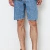Marc O'Polo HAMAR - Jeans Shorts - Mid Blue Salt'n Pepper Wash