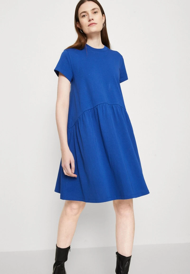 Marc O'Polo DENIM DRESS STYLE HEAVY RAW RUFFLES - Jerseykleid - Kensington Blue 6 Marc O'Polo DENIM DRESS STYLE HEAVY RAW RUFFLES - Jerseykleid - Kensington Blue – Bild 4