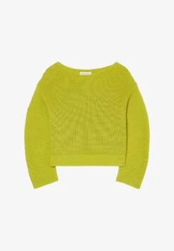 Marc O'Polo U-Boot Mit Statement-Ärmeln Cropped Aus Hea - Strickpullover - Lime Green -Marc OPolo Geschaft 8c38ee4f880f4f6ea82e2d3613ef3171