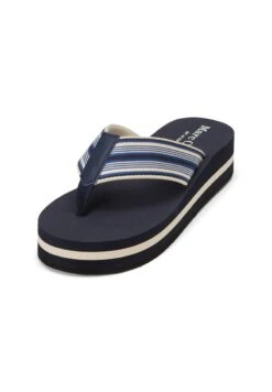 Marc O'Polo PLATEAU MIT STREIFEN - Zehentrenner - Vibrant Blue -Marc OPolo Geschaft 8e667abc7bae44099ed60c6ca19957f3