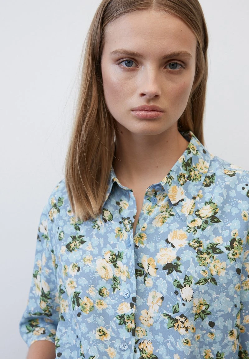 Marc O'Polo DENIM MIT ALLOVER-PRINT AUS LENZING™ ECOV - Hemdbluse - Multi Soft Sky Blue 6 Marc O'Polo DENIM MIT ALLOVER-PRINT AUS LENZING™ ECOV - Hemdbluse - Multi Soft Sky Blue – Bild 4