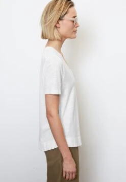 Marc O'Polo V NECK - T-Shirt Basic - White -Marc OPolo Geschaft 8f7d1ba032884d72b0e720e7dc269604
