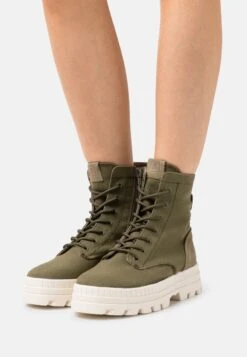 Marc O'Polo JESSY - Plateaustiefelette - Oliv