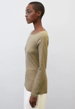 Marc O'Polo LONG SLEEVE BOAT NECK - Langarmshirt - Dusty Earth -Marc OPolo Geschaft 92b5cdcc023e4d139de6063c5b56bd3a