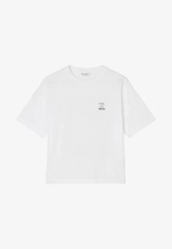 Marc O'Polo RUNDHALS REGULAR - T-Shirt Print - White -Marc OPolo Geschaft 92ce1474fa294b7db3a96e065c40b30f