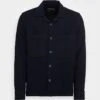 Marc O'Polo OVERSHIRT WITH CAMP COLLAR LONG SLEEVE TWO PATCHED FLAP POCKET - Hemd - Dark Navy