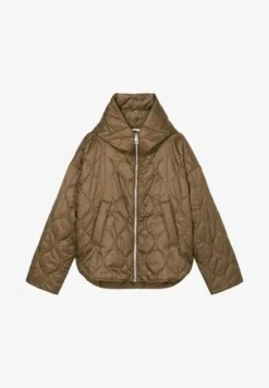 Marc O'Polo CAPE, ONION QUILTING, PADDED, RELAXED FIT, SIDE SLITS, FIXED HOOD, WELT POCKETS - Übergangsjacke - Dark Walnut -Marc OPolo Geschaft 92eaa333a9dc4de9b7b5b273996a4556