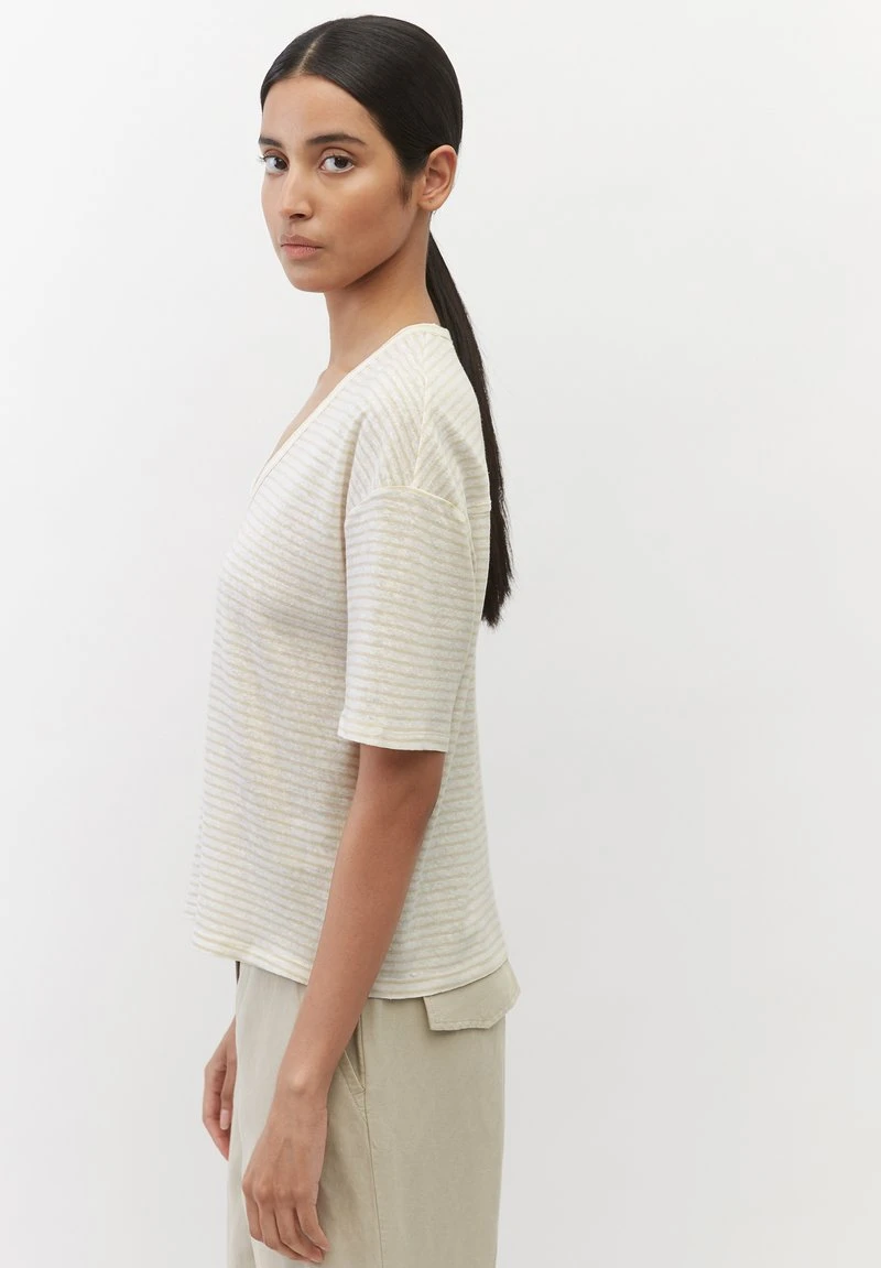 Marc O'Polo T-Shirt Basic - Multi Summer Hemp 7 Marc O'Polo T-Shirt Basic - Multi Summer Hemp – Bild 5