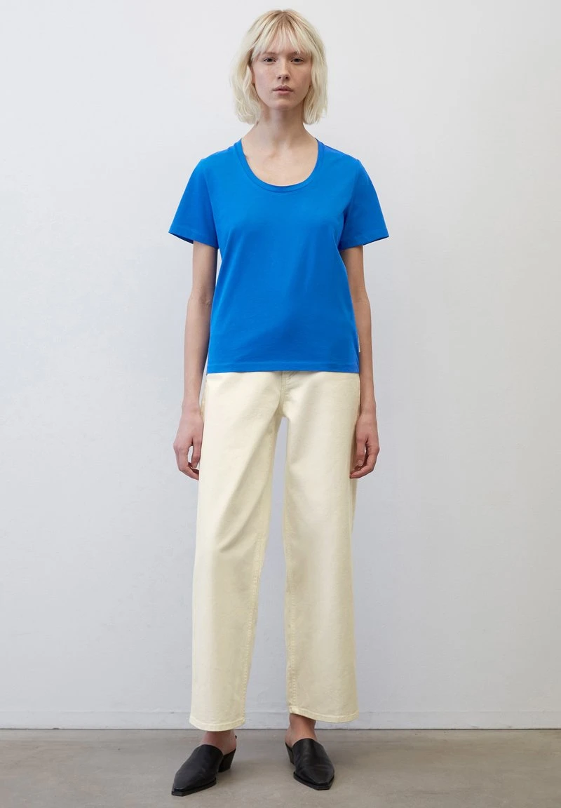 Marc O'Polo RUNDHALS - T-Shirt Basic - Vibrant Blue 4 Marc O'Polo RUNDHALS - T-Shirt Basic - Vibrant Blue – Bild 2