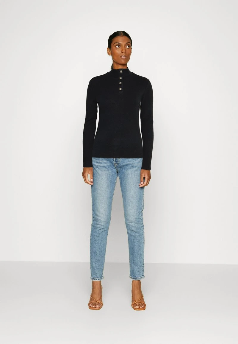 Marc O'Polo DENIM PLACKET - Langarmshirt - Black 4 Marc O'Polo DENIM PLACKET - Langarmshirt - Black – Bild 2