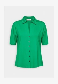 Marc O'Polo BLOUSE SHORT SLEEVE CLASSIC FIT - Hemdbluse - Off White -Marc OPolo Geschaft 96e865e96ef54c98b8b5f475919d67c8