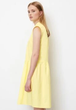 Marc O'Polo DENIM ÄRMELOSES VOLANT POPELI - Blusenkleid - Buttercup -Marc OPolo Geschaft 977d0095ef7b49f5b224ebb259f6d24f