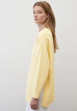 Marc O'Polo MIT SEITENNAHT-SCHLITZEN AUS ORG - Sweatshirt - Pale Sunflower -Marc OPolo Geschaft 97b4eccc42ae4c008abe951a2b774a49