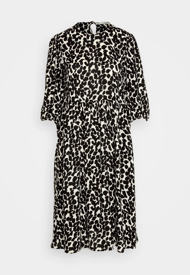 Marc O'Polo DRESS VOLUMINOUS ARM GATHERINGS MIDI LENGTH - Freizeitkleid - Multi/black 7 Marc O'Polo DRESS VOLUMINOUS ARM GATHERINGS MIDI LENGTH - Freizeitkleid - Multi/black – Bild 5