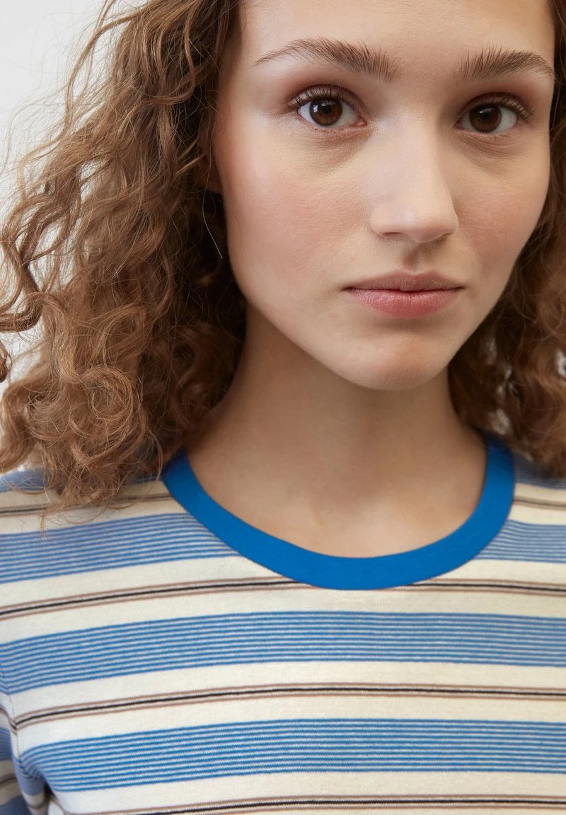 Marc O'Polo RINGEL SLIM - T-Shirt Print - Multi Chalky Sand 5 Marc O'Polo RINGEL SLIM - T-Shirt Print - Multi Chalky Sand – Bild 3