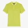 Marc O'Polo SHORT SLEEVE COLLAR AND CUFFS SLITS AT HEM EMB - Poloshirt - Acid Green -Marc OPolo Geschaft 98b1442c46bc4535993aff87287a8a29