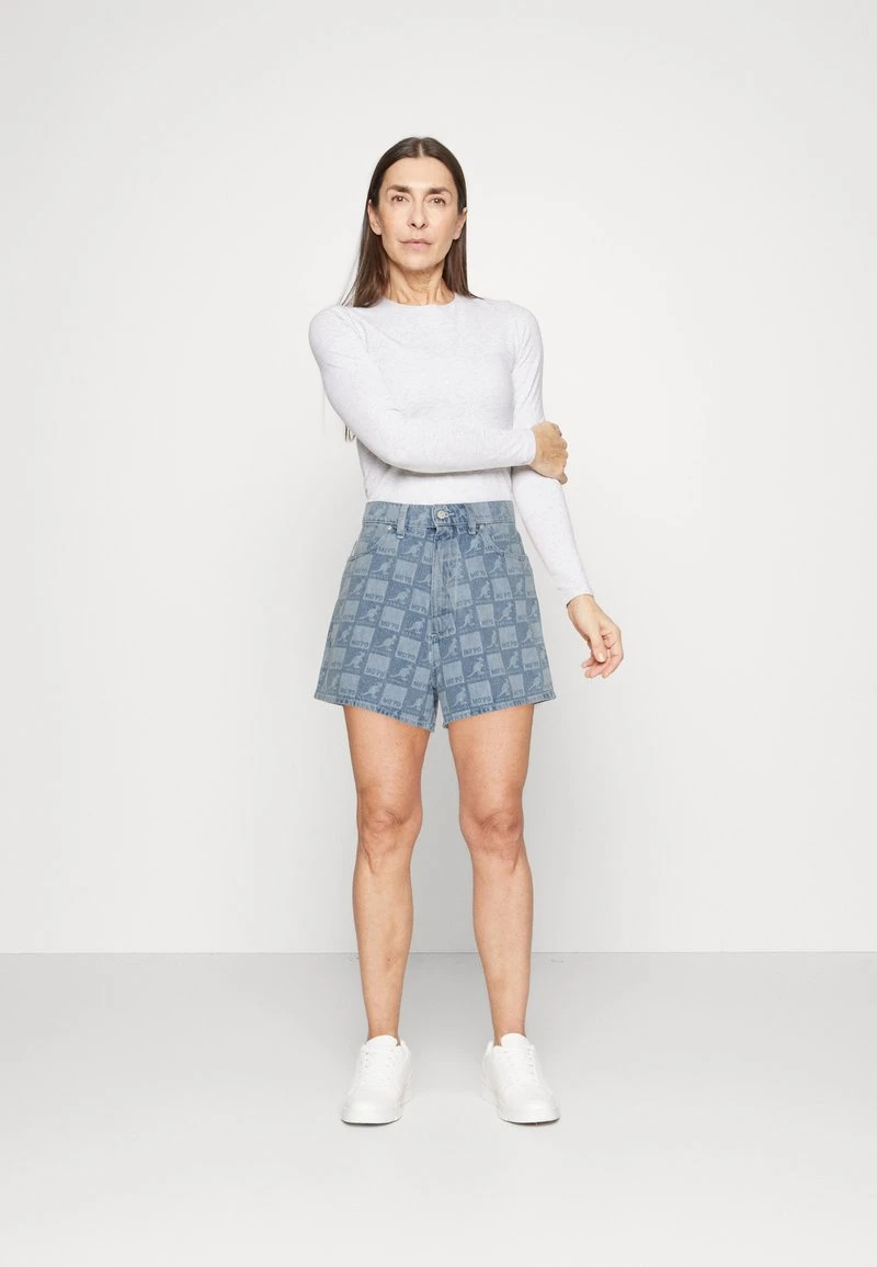 Marc O'Polo DENIM EXTRA HIGH WAIST STRONG A-SHAPED FIT MINI LENGTH - Jeans Shorts - Light Blue 4 Marc O'Polo DENIM EXTRA HIGH WAIST STRONG A-SHAPED FIT MINI LENGTH - Jeans Shorts - Light Blue – Bild 2