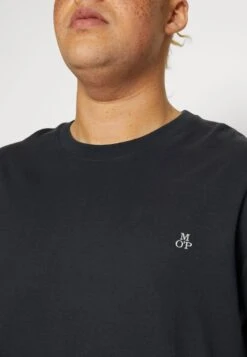 Marc O'Polo SHORT SLEEVE LOGO PRINT BIG SIZE - T-Shirt Basic - Dark Navy -Marc OPolo Geschaft 990d4d83a4c24d9da7f3d38866f30f0c