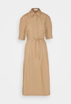 Marc O'Polo STYLE BELTED WAIST PLEATS - Blusenkleid - Dusty Earth -Marc OPolo Geschaft 99d991f6705e42eda6a70153d316a97b
