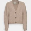 Marc O'Polo CARDIGAN LONGSLEEVE V NECK - Strickjacke - Frosty Sand -Marc OPolo Geschaft 9b34c3ddd3a949f2b198cf68fe675cd2