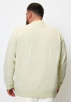 Marc O'Polo CREWNECK LOGO EMBROIDER AT CHEST RIBBED HEM AND CUFFS - Sweatshirt - Green Essence -Marc OPolo Geschaft 9bf07db9d0f44b18a22747d8fdec01ee