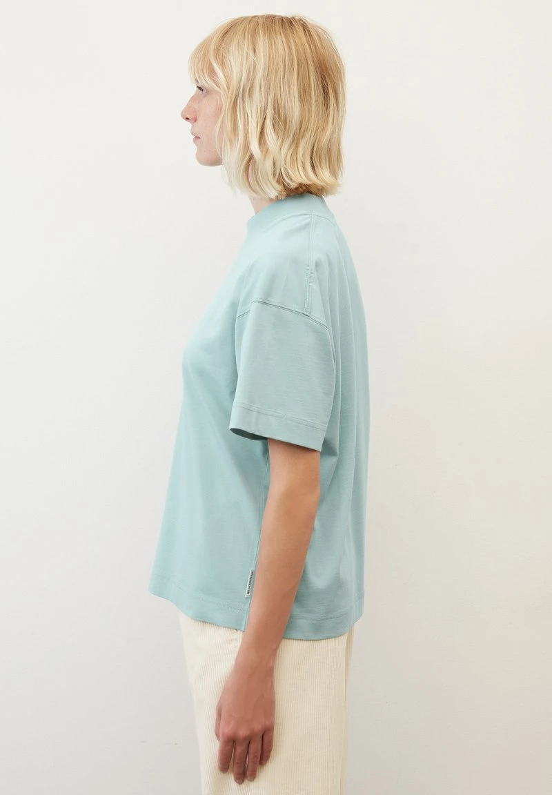 Marc O'Polo BOYFRIEND WIDE - T-Shirt Basic - Frozen Blue 6 Marc O'Polo BOYFRIEND WIDE - T-Shirt Basic - Frozen Blue – Bild 4