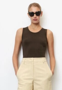 Marc O'Polo ÄRMELLOSES - Top - Hickory Brown