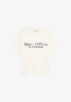 Marc O'Polo MIT LOGO-STICKEREI - T-Shirt Print - White -Marc OPolo Geschaft 9d81bed06fb84b6aa7cafb14b5c574f2