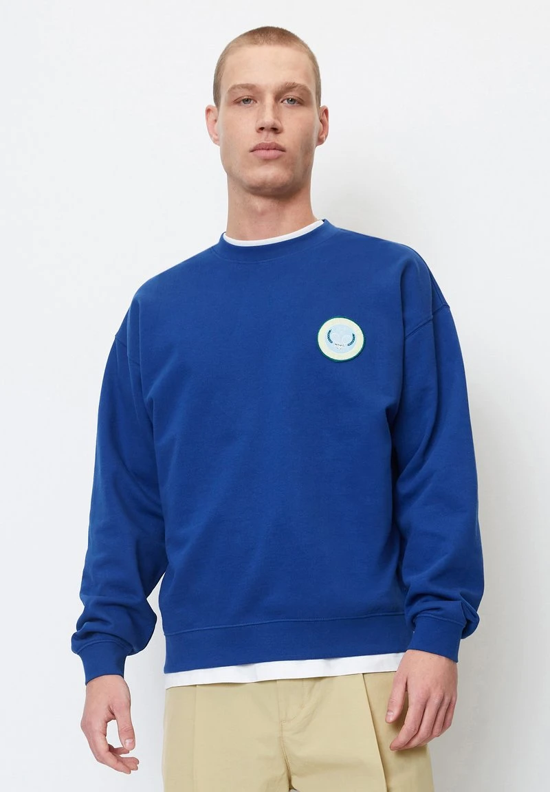 Marc O'Polo DENIM LONG SLEEVE CHEST ARTWORK - Sweatshirt - Kensington Blue 3 Marc O'Polo DENIM LONG SLEEVE CHEST ARTWORK - Sweatshirt - Kensington Blue