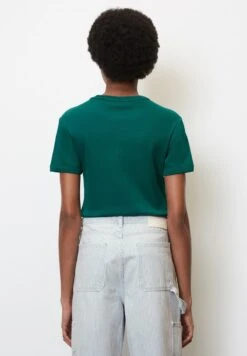 Marc O'Polo DENIM RUNDHALS MIT STRUKTUR AUS - T-Shirt Basic - Green 10 Marc O'Polo DENIM RUNDHALS MIT STRUKTUR AUS - T-Shirt Basic - Green -Marc OPolo Geschaft 9e03c48c5cd6467385a22a53451e256c