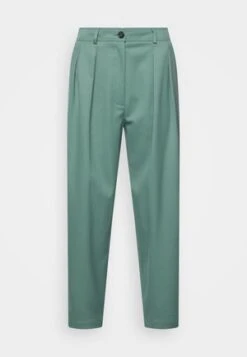 Marc O'Polo PANTS BANANA CUT ANKLE LENGTH HIGH RISE ATTACHED POCKETS - Stoffhose - Spring Pine -Marc OPolo Geschaft 9fb9a1388c114bb6a96da14d546ddd7d