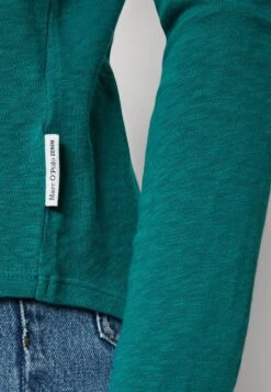 Marc O'Polo DENIM LONGSLEEVE V NECK REGULAR FIT - Langarmshirt - Green -Marc OPolo Geschaft a053d5b583a24cfd952c7e4b8b290e73