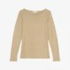 Marc O'Polo BOAT NECK - Langarmshirt - Loose Sand