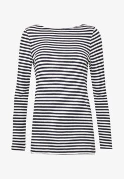 Marc O'Polo LONG SLEEVE BOAT NECK STRIPED - Langarmshirt - Multi/night Sky -Marc OPolo Geschaft a113902ff4c645aebd3db61e0c9fb3b6