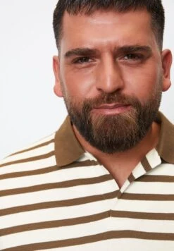 Marc O'Polo KURZARM-REGULAR AUS STRUKTURIERTEM BAU - Poloshirt - Brown -Marc OPolo Geschaft a32e882948304dd29dfc4fd07d00c026