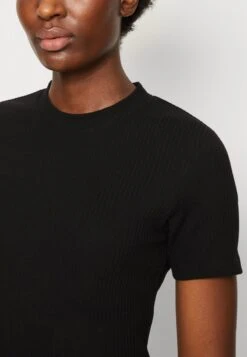 Marc O'Polo DENIM SHORTSLEEVE ROUNDNECK SLIM FIT - T-Shirt Basic - Black -Marc OPolo Geschaft a480d30dc56743d7b572aecda25b2a24