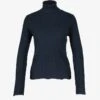 Marc O'Polo DENIM TURTLENECK SLIM FIT - Strickpullover - Navy Teal