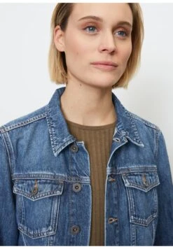 Marc O'Polo KLASSISCHE REGULAR AUS ORGANIC - Jeansjacke - Vintage Dark Blue Wash -Marc OPolo Geschaft a4a7c5a62e0943419cd67a1764ce0375