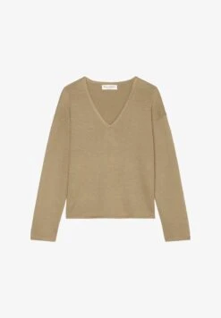 Marc O'Polo V-NECK - Strickpullover - Dusty Earth -Marc OPolo Geschaft a524da71c05c40c4a5161f9be227c28b