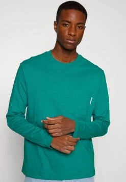 Marc O'Polo DENIM CHEST POCKET - Langarmshirt - Moonstone Teal -Marc OPolo Geschaft a5383e3041f24771899e685fba7ab432