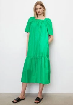 Marc O'Polo BOHEMIAN MIDI STYLE, GATHERINGS, CARREE NECKLINE - Freizeitkleid - Vivid Green -Marc OPolo Geschaft a541852f8a964a0b9830c08170fecff1