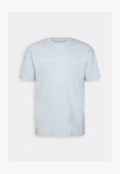 Marc O'Polo SHORT SLEEVE CREW NECK CLASSIC INSIDE CHE - T-Shirt Print - Cargo Khaki -Marc OPolo Geschaft a57f82a2578c4713982910d00cf08eaa