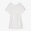 Marc O'Polo BRODERIE-ANGLAISE AUS SOFTEM - Freizeitkleid - White Cotton