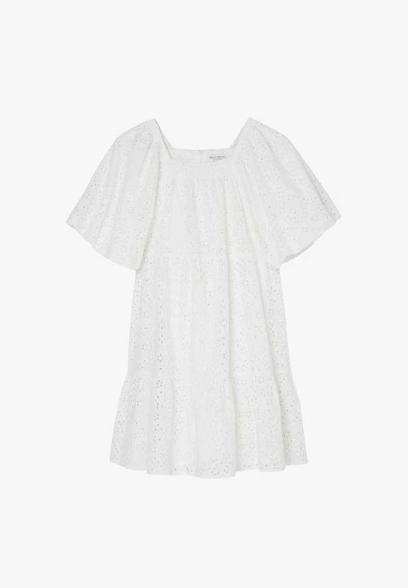 Marc O'Polo BRODERIE-ANGLAISE AUS SOFTEM - Freizeitkleid - White Cotton 3 Marc O'Polo BRODERIE-ANGLAISE AUS SOFTEM - Freizeitkleid - White Cotton