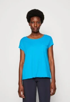 Marc O'Polo DENIM SHORT SLEEVE CHEST POCKET - T-Shirt Basic - Crystal Seas