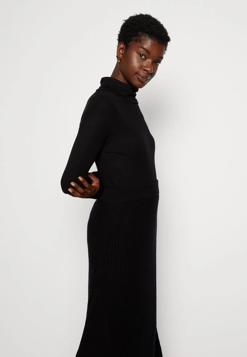 Marc O'Polo SKIRT MIDI A-SHAPE - A-Linien-Rock - Black 6 Marc O'Polo SKIRT MIDI A-SHAPE - A-Linien-Rock - Black – Bild 4