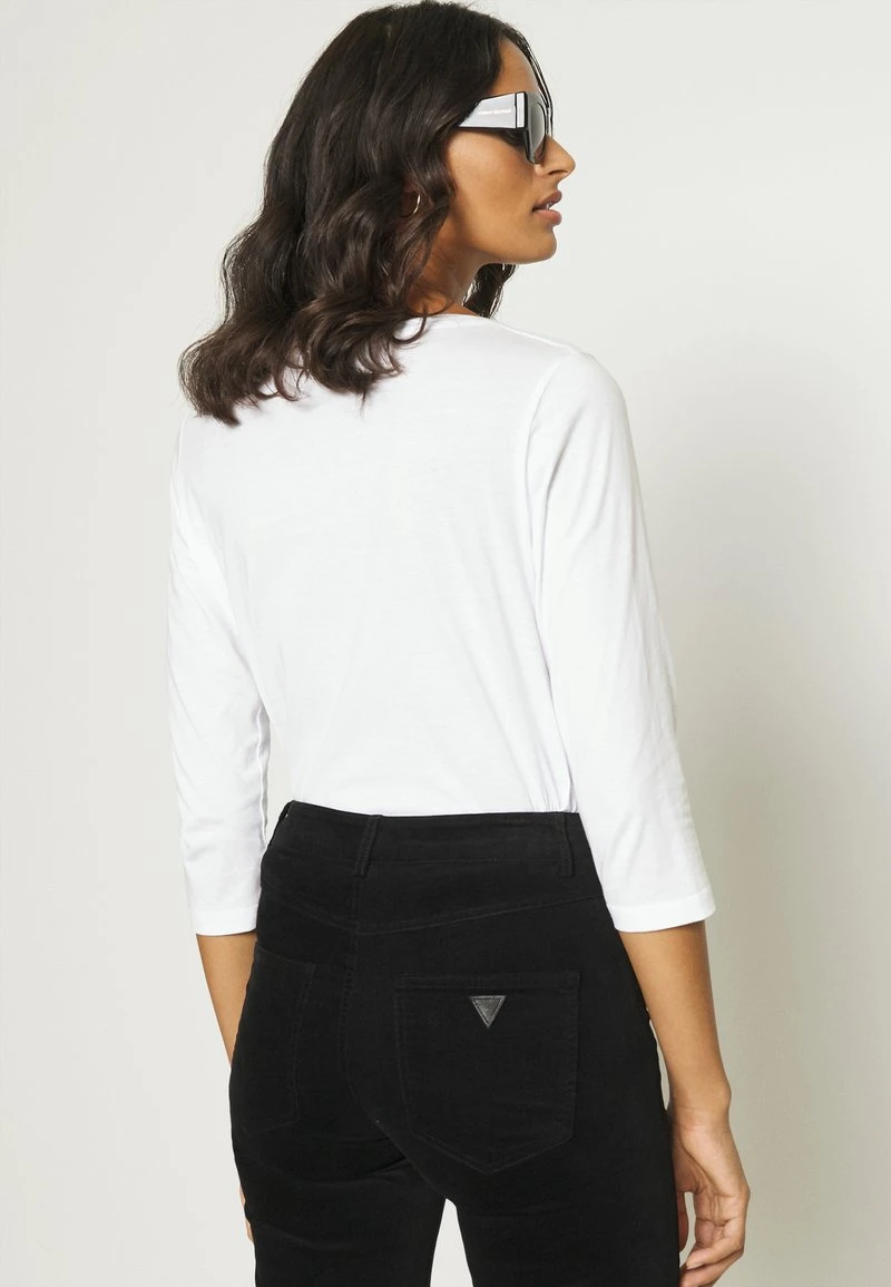 Marc O'Polo LONG SLEEVES BOAT NECK ROUND HEM - Langarmshirt - White 6 Marc O'Polo LONG SLEEVES BOAT NECK ROUND HEM - Langarmshirt - White – Bild 4